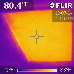 One or more attic access hatches or doors were not insulated.