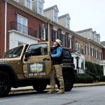 Home inspector in Johns Creek arriving for a home inspection