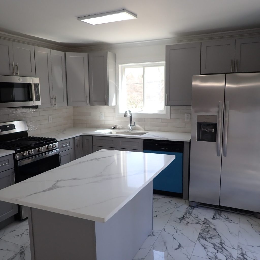 Updated kitchen in flipped home with hidden electrical issues in Duluth