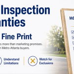 Featured image for a blog about home inspection warranties and warranty fine print for Johns Creek buyers